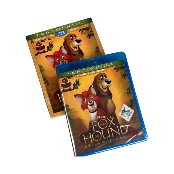 The Fox and the Hound 1 & 2 Authentic Disney Movie Club Exclusive NEW - Picture 3 of 11